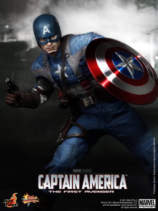 Captain America - The First Avenger: Captain America, 1/6 Figur von Hot Toys