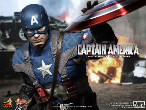 Captain America - The First Avenger: Captain America, 1/6 Figur von Hot Toys