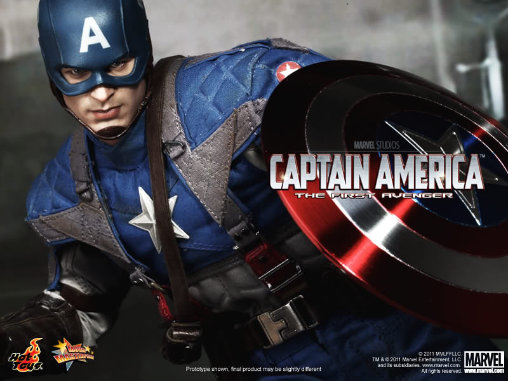 Captain America - The First Avenger: Captain America, 1/6 Figur von Hot Toys