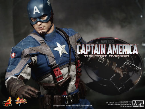 Captain America - The First Avenger: Captain America, 1/6 Figur von Hot Toys