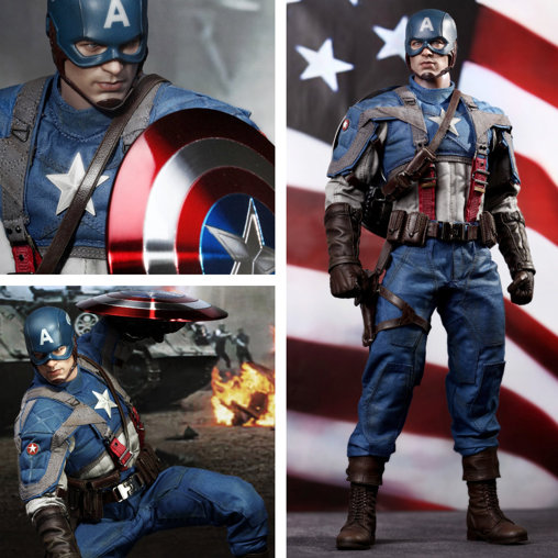 Captain America - The First Avenger: Captain America, 1/6 Figur