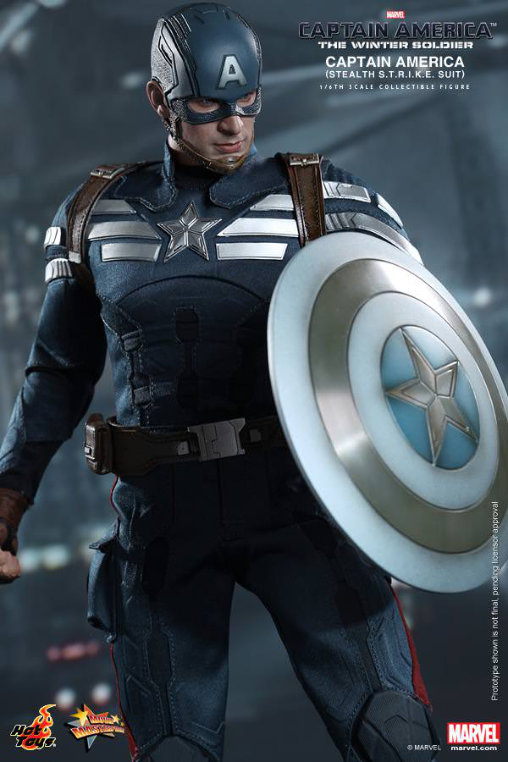 Captain America - The Winter Soldier: Captain America - Stealth S.T.R.I.K.E. Suit, 1/6 Figur von Hot Toys