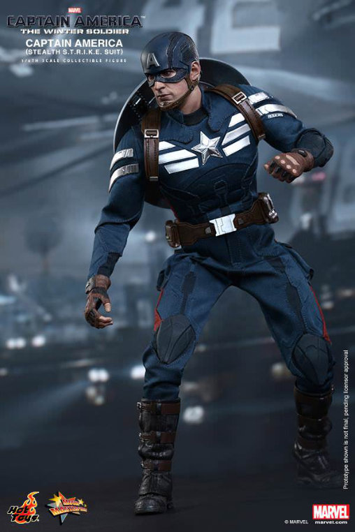 Captain America - The Winter Soldier: Captain America - Stealth S.T.R.I.K.E. Suit, 1/6 Figur von Hot Toys