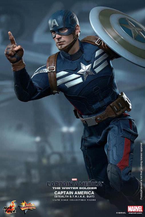 Captain America - The Winter Soldier: Captain America - Stealth S.T.R.I.K.E. Suit, 1/6 Figur von Hot Toys