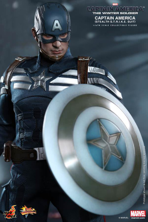 Captain America - The Winter Soldier: Captain America - Stealth S.T.R.I.K.E. Suit, 1/6 Figur von Hot Toys