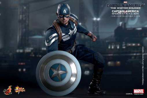 Captain America - The Winter Soldier: Captain America - Stealth S.T.R.I.K.E. Suit, 1/6 Figur von Hot Toys