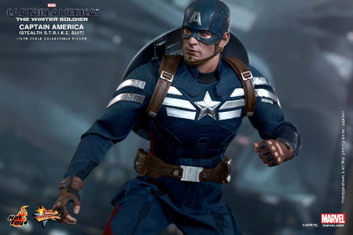 Captain America - The Winter Soldier: Captain America - Stealth S.T.R.I.K.E. Suit, 1/6 Figur von Hot Toys