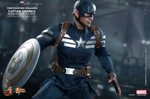Captain America - The Winter Soldier: Captain America - Stealth S.T.R.I.K.E. Suit, 1/6 Figur von Hot Toys