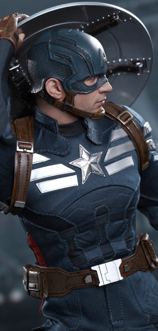 Captain America - The Winter Soldier: Captain America - Stealth S.T.R.I.K.E. Suit, 1/6 Figur von Hot Toys
