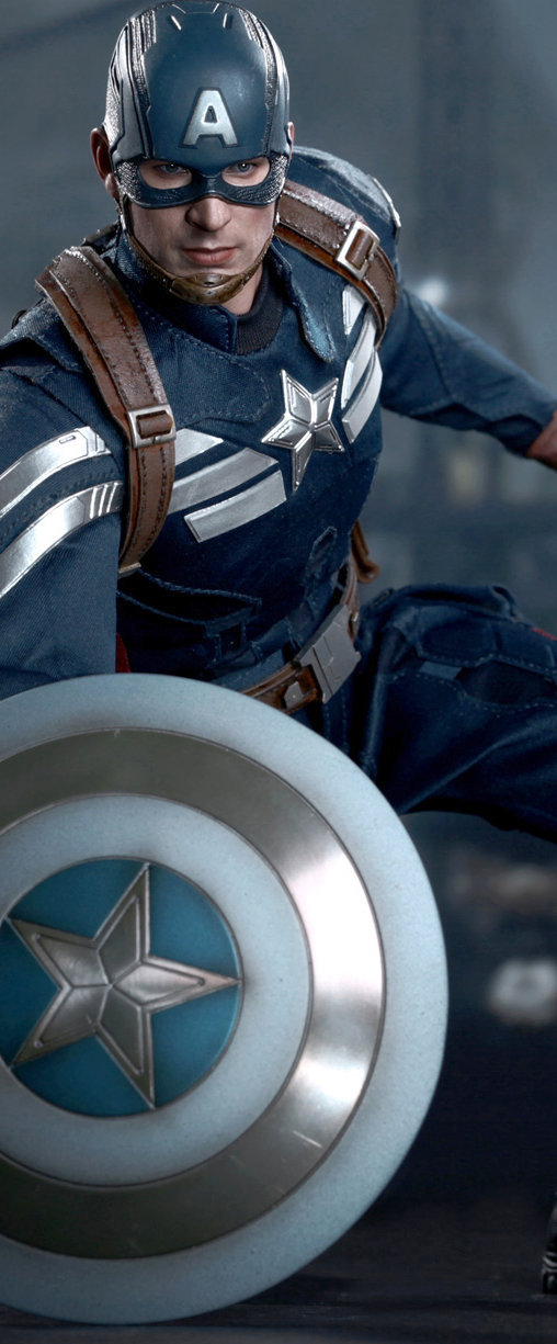 Captain America - The Winter Soldier: Captain America - Stealth S.T.R.I.K.E. Suit, 1/6 Figur von Hot Toys