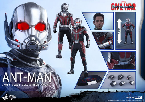 Captain America - Civil War: Ant-Man, 1/6 Figur von Hot Toys