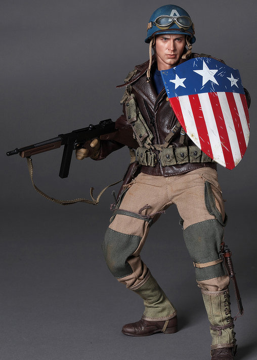 Captain America - The First Aveneger: Captain America - Rescue Uniform Version, 1/6 Figur von Hot Toys