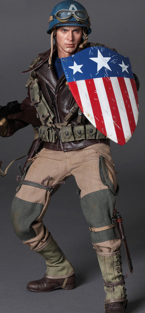 Captain America - The First Aveneger: Captain America - Rescue Uniform Version, 1/6 Figur von Hot Toys