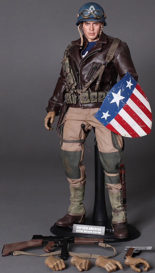 Captain America - The First Aveneger: Captain America - Rescue Uniform Version, 1/6 Figur von Hot Toys