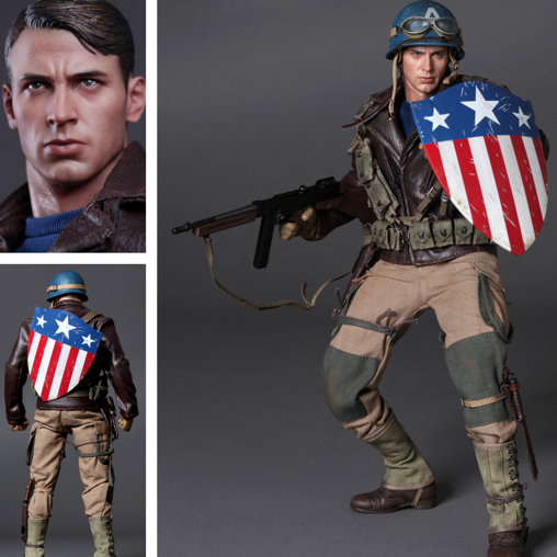 Captain America - The First Aveneger: Captain America - Rescue Uniform Version, 1/6 Figur