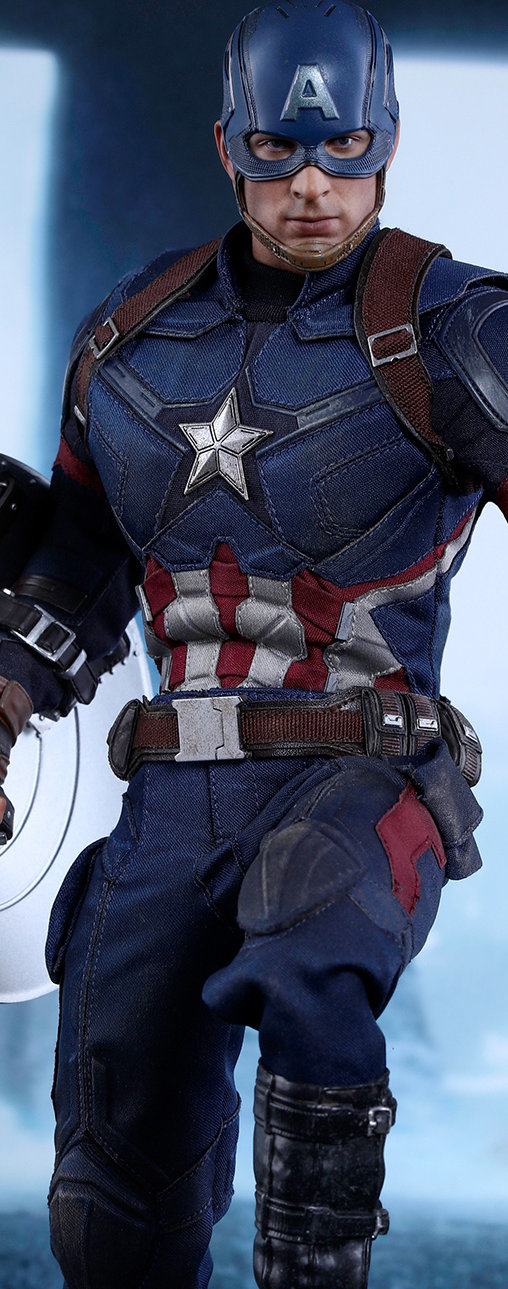 Captain America - Civil War: Captain America - Battling Version - Movie Promo Edition, 1/6 Figur von Hot Toys