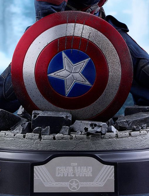 Captain America - Civil War: Captain America - Battling Version - Movie Promo Edition, 1/6 Figur von Hot Toys