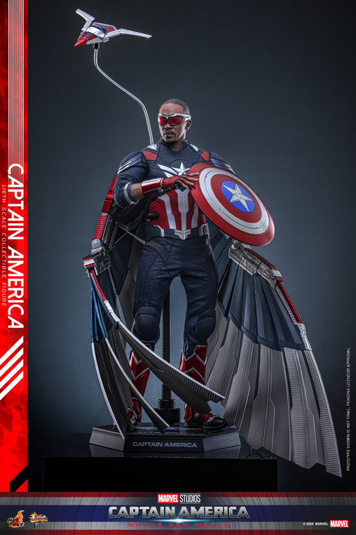 Captain America - Brave New World: Captain America, 1/6 Figur von Hot Toys