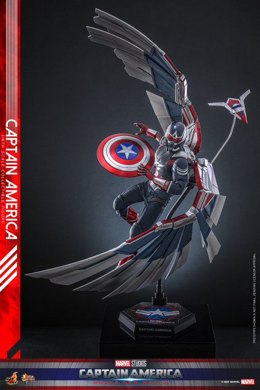 Captain America - Brave New World: Captain America, 1/6 Figur von Hot Toys