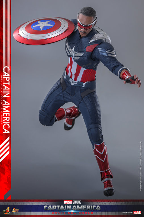 Captain America - Brave New World: Captain America, 1/6 Figur von Hot Toys