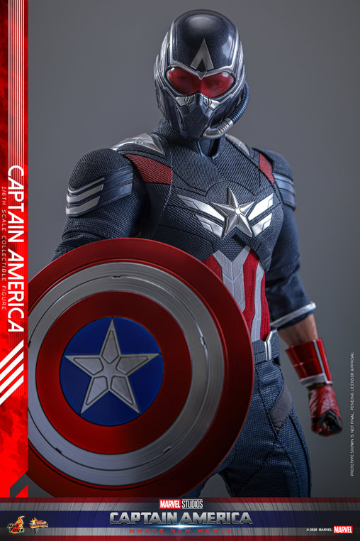 Captain America - Brave New World: Captain America, 1/6 Figur von Hot Toys