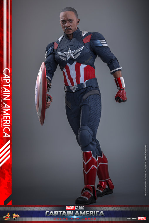 Captain America - Brave New World: Captain America, 1/6 Figur von Hot Toys