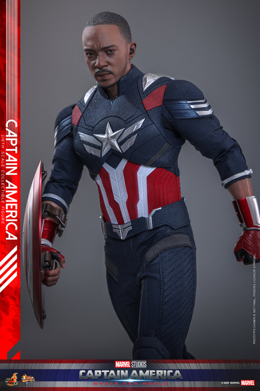 Captain America - Brave New World: Captain America, 1/6 Figur von Hot Toys