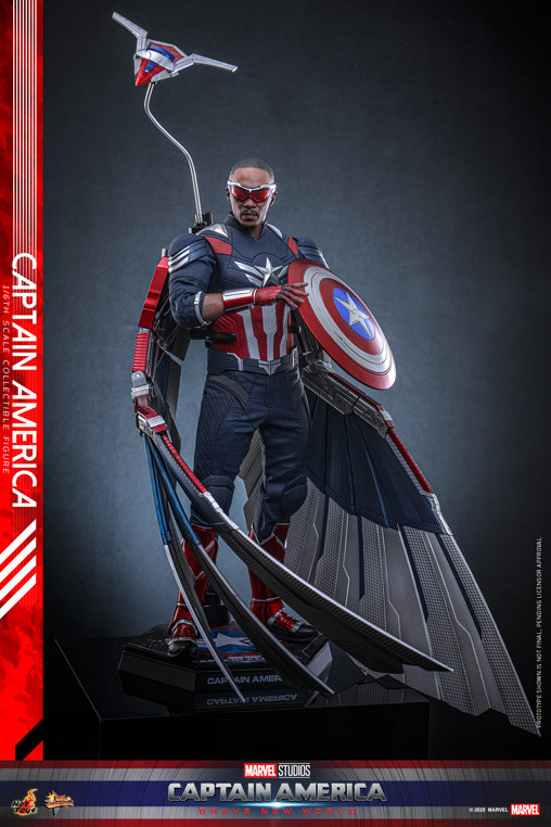 Captain America - Brave New World: Captain America, 1/6 Figur von Hot Toys