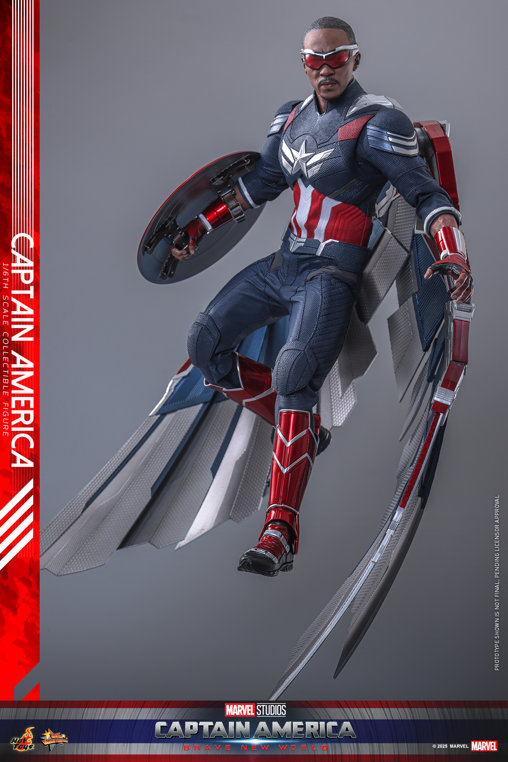Captain America - Brave New World: Captain America, 1/6 Figur von Hot Toys