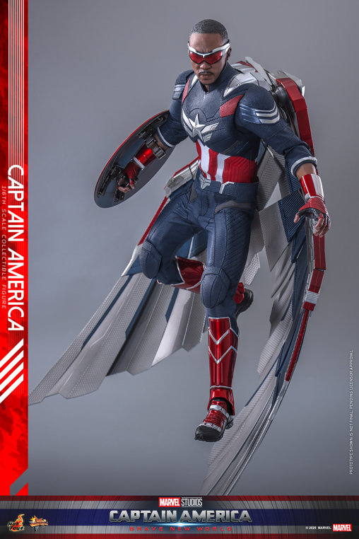 Captain America - Brave New World: Captain America, 1/6 Figur von Hot Toys