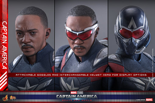 Captain America - Brave New World: Captain America, 1/6 Figur von Hot Toys