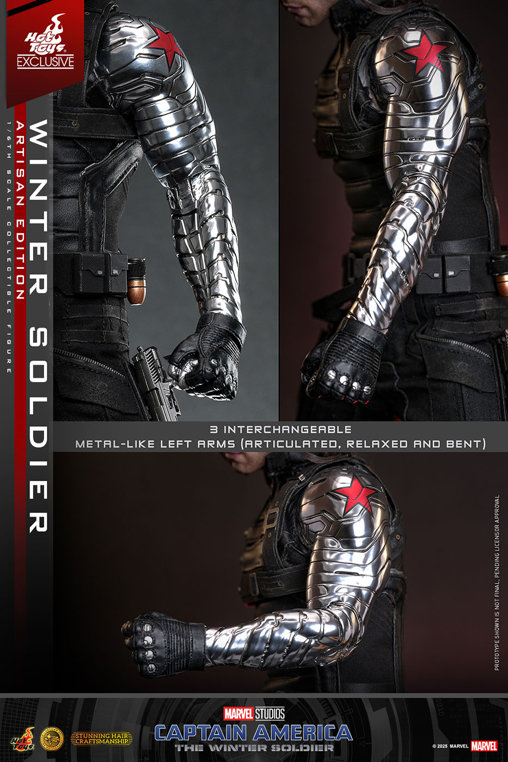 Captain America - The Winter Soldier: Winter Soldier - Artisan Edition, 1/6 Figur von Hot Toys
