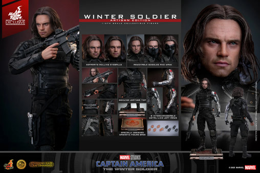 Captain America - The Winter Soldier: Winter Soldier - Artisan Edition, 1/6 Figur von Hot Toys