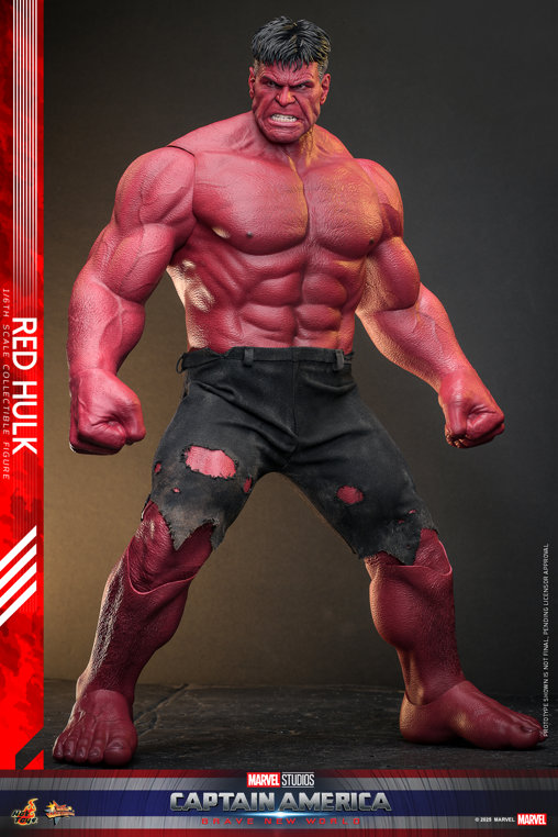 Captain America - Brave New World: Red Hulk, 1/6 Figur von Hot Toys