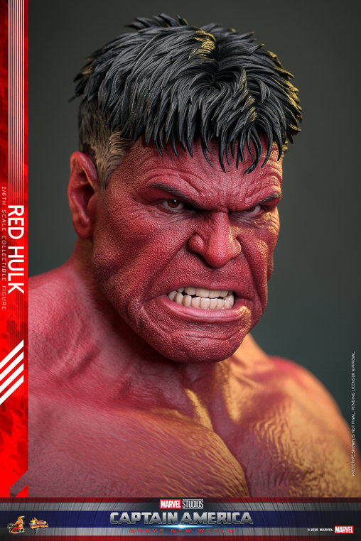 Captain America - Brave New World: Red Hulk, 1/6 Figur von Hot Toys