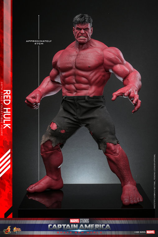 Captain America - Brave New World: Red Hulk, 1/6 Figur von Hot Toys