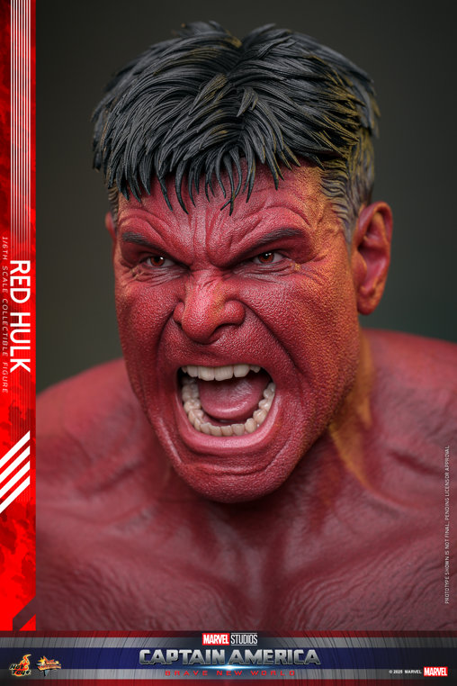 Captain America - Brave New World: Red Hulk, 1/6 Figur von Hot Toys