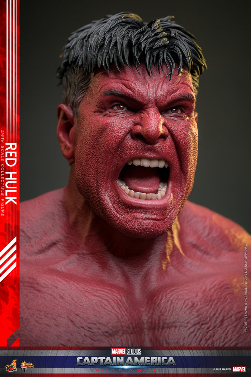 Captain America - Brave New World: Red Hulk, 1/6 Figur von Hot Toys