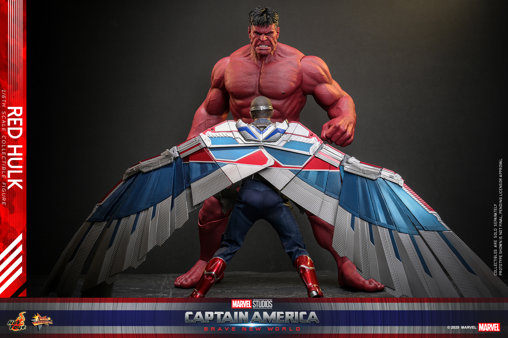 Captain America - Brave New World: Red Hulk, 1/6 Figur von Hot Toys