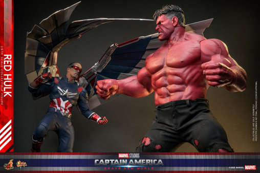 Captain America - Brave New World: Red Hulk, 1/6 Figur von Hot Toys