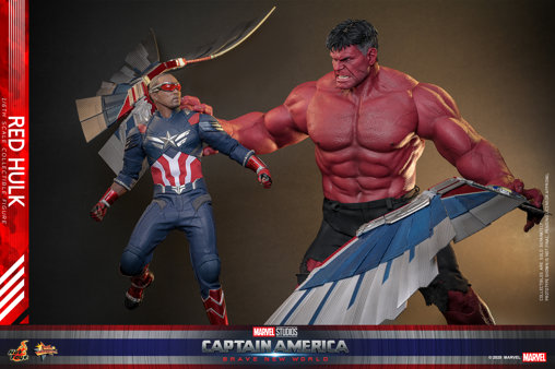 Captain America - Brave New World: Red Hulk, 1/6 Figur von Hot Toys
