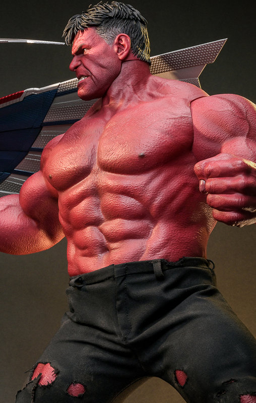 Captain America - Brave New World: Red Hulk, 1/6 Figur von Hot Toys