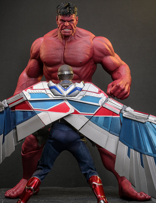 Captain America - Brave New World: Red Hulk, 1/6 Figur von Hot Toys