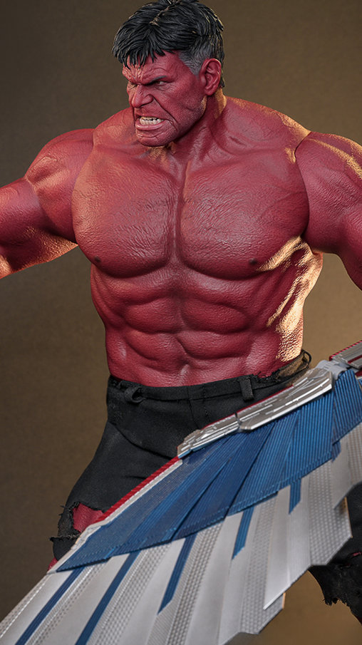 Captain America - Brave New World: Red Hulk, 1/6 Figur von Hot Toys