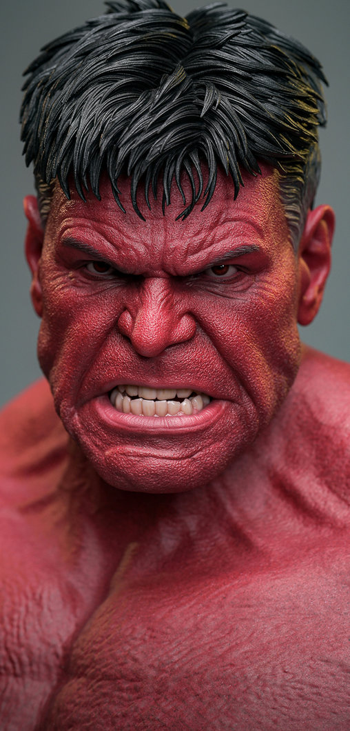 Captain America - Brave New World: Red Hulk, 1/6 Figur von Hot Toys
