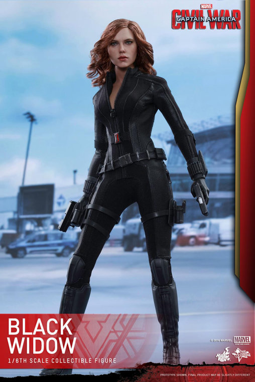 Captain America - Civil War: Black Widow, 1/6 Figur von Hot Toys
