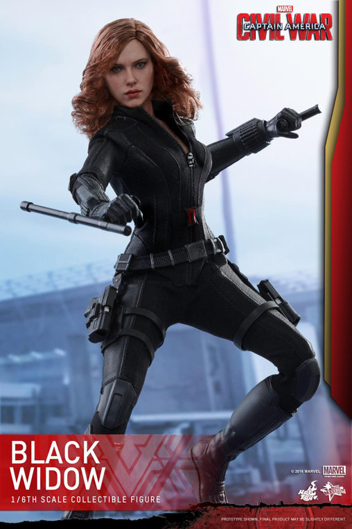 Captain America - Civil War: Black Widow, 1/6 Figur von Hot Toys