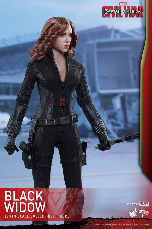 Captain America - Civil War: Black Widow, 1/6 Figur von Hot Toys