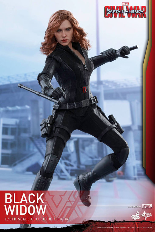 Captain America - Civil War: Black Widow, 1/6 Figur von Hot Toys