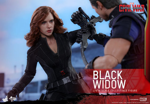 Captain America - Civil War: Black Widow, 1/6 Figur von Hot Toys